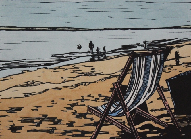 Deck chair on the beach - Mark Rowden
