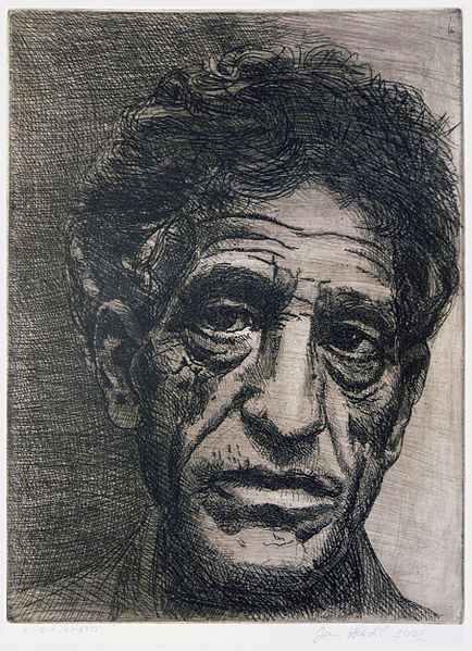 Alberto-Giacometti,-etching-(author-Jan-Hladík-2002)